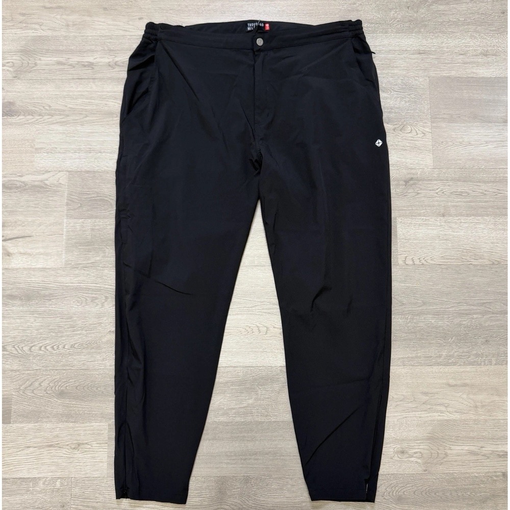 Thousand Miles Joggers Men's XXL Travel Pants Tapered Performance Zip Ankle